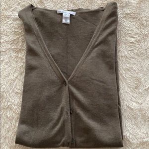 Khaki cardigan